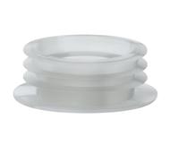 Hulthor Cône de chasse d'eau interne pour réservoir de toilettes - Joint en caoutchouc transparent pour tuyau de chasse d'eau et raccord de réservoir de WC - Rondelle d'étanchéité universelle pour