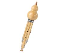Hulusi - flûte bambou professionnelle, Instrument à vent traditionnel chinois, for étudiants débutants, entrée avec étui(D Key)