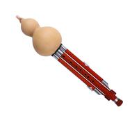 Hulusi - flûte professionnelle, Instrument de musique National traditionnel chinois B, Type de jeu plat avec étui(C Tone)