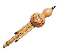 Hulusi professionnel Instrument à eau professionnel en bambou Hulusi à onze trous(Type 2)