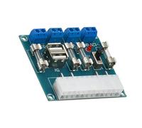 HUM28W Adaptateur de carte d'alimentation ATX pour ordinateur de bureau haute efficacité Dissipation de la chaleur Assemblage facile pour conversion d'alimentation des constructeurs
