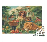 Humain et Nature Puzzle 1000 Pièces avec Clic Parfait, Puzzles pour Adultes Concentration Training Puzzle pour La Décoration Murale Et Les Cadeaux, Secret Santa Original 70x50cm/1000pcs