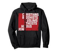 Humains Fantaisie Multi Religion humanité Sweat à Capuche