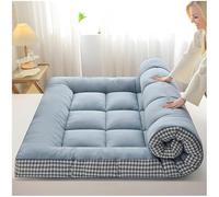 HUMAJORY Matelas Futon Japonais Épais et Confortable, Tapis de Couchage, Tatami for Dortoir, Chambre ou Chambre d'amis(Blue,120x190cm)