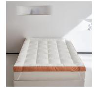 HUMAJORY Matelas Futon Pliable - 7 cm - Se Range dans Un Placard! Idéal for Les Invités, Les Dortoirs Et Les Petites Maisons.(White,90x200cm)