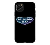 Human 2.0 Biohacking Biohacker Mise à Niveau Longévité Futuriste Coque pour iPhone 11 Pro Max