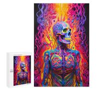 Human Anatomy Art Puzzle-Image en Bois, 1000 PCS - Loisir Créatif en Intérieur - pour Un Défi Gratifiant Le W nd