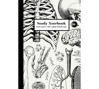 Human Anatomy Study Notebook: College Ruled 7 x 10 Inches | 160 Lined Pages for Science Notes, Students, and Anatomy Lovers