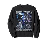 Human by Chance Alpha by Choice Cowboy Wolf Sweatshirt