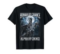 Human by Chance Alpha de Choice Wolf T-Shirt