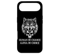 Human by Chance Alpha Wolf Choice Big Dad Wolf Man Werewolf Coque pour iPhone Air