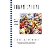 Human Capital by Davenport Paperback Book Thomas O. Davenport (Auteur)