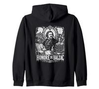Human Comedy Rises Honore De Balzac Romancier Français Sweat à Capuche