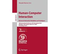 Human-Computer Interaction. Advanced Interaction, Modalities, And Techniques