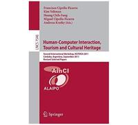 Human-Computer Interaction, Tourism And Cultural Heritage