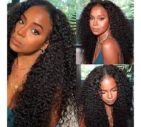 Human Hair Bundles Indien Afro Bouclés Bundles 1/3/4PCS Extensions de Cheveux Humains Non Transformés Vierge Cheveux 100% Cheveux Humains Weave Curl Bundles for Femme Noire Tissage Cheveux Humain (Si