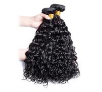 Human Hair Bundles Paquets de vague d'eau 100% Extensions de cheveux humains for les femmes paquet de cheveux cheveux vierges non transformés paquet humain cheveux bouclés Tissage Cheveux Humain(Size: