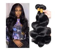 Human Hair Extension Body Wave Heuvraines Poules de cheveux indiens Human Heulement tisser les paquets 3 paquets de cheveux vierges indiennes Extension Cheveux(28 28 28)