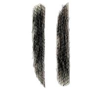 Human Hair Faux Sourcils - Real-Hair Brows, Lace Base Fake Fail Eard Set | 1 Paire Extensions De Sourcils À Look Naturel Respirant, Réutilisateurs De Sourcils Cosmétiques Réutilisables Pour Le Maquill