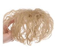 Human Hair Topper Curly Toupee Wavy Clip Dans Les Extensions De Cheveux Pièces De Cheveux Remplacement Des Cheveux Avec Une Frange Pour Les Femmes