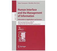 Human Interface And The Management Of Information. Information In Applications And Services