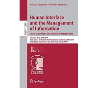 Human Interface And The Management Of Information. Visual Information And Knowledge Management