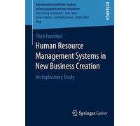 Human Resource Management Systems In New Business Creation