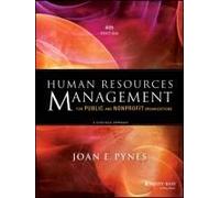 Human Resources Management For Public And Nonprofit Organizations