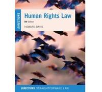 Human Rights Law Directions - Davis Howard Reader in Public Law Bournemouth University - Oxford University Press - Livre en Anglais - Paperback Davis Howard Reader in Public Law Bournemouth University