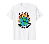 Human Sucks - Le réchauffement Global du Climat Change la Terre T-Shirt