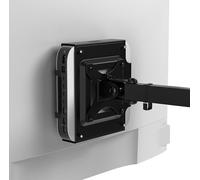 HumanCentric Double Support VESA Compatible avec Mac Mini - Support Personnalisé pour Mac Mini Derrière Moniteur avec Bras et Manchon VESA
