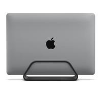 HumanCentric Support Vertical Compatible avec MacBook Pro et MacBook Air, Support de Bureau pour Laptop, en Aluminium, Inserts interchangeables pour s'adapter à différents modèles, Noir