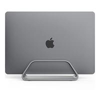 HumanCentric Support vertical pour ordinateur portable, compatible avec MacBook Pro, MacBook Air, pour ordinateur portable Apple, support vertical en aluminium, gris sidéral