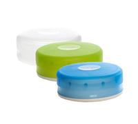 humangear 3 Pack Medium 86cc Go Tubb Lot de 3 baignoires de Voyage pour Adulte Taille M 86 CC Transparent/Vert/Bleu Homme