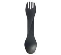 humangear GoBites Uno | Ustensiles de voyage et de camping | Articles de salle à manger portables et convertibles | Cuillère-fourchette multifonction, titane noir