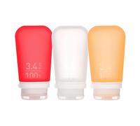 humangear - GoToob+ - 100 ml - clear / red / orange