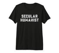 Humaniste laïque Humanisme Science Raison Athée Athéisme T-Shirt Haut de Gamme