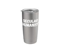 Humaniste séculier - Science de l'humanisme - Raison athée athée Gobelet isotherme en acier inoxydable double paroi