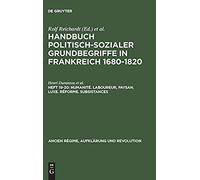 Humanité. Laboureur, Paysan. Luxe. Réforme. Subsistances