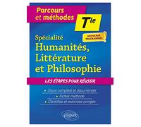 Humanités, littérature et philosophie Tle Spécialité