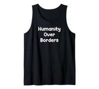 Humanity Over Borders Human Rights Protest Saying Design Débardeur