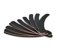 Humanitypd Lot de 10 limes à ongles incurvées double face Grain 100/180