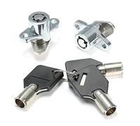 Humanitypd Lot de 2 verrous rigides pour sacoches de selle 3 clés pour Touring Glide Road