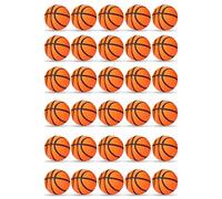 Humanitypd Lot de 30 mini ballon de basket-ball anti-stress balle de basket-ball rebondissante, mini balle dans la mousse, pour récompense scolaire