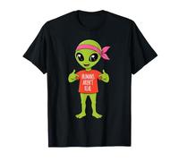 Humans aren't Real Funny Alien UFO Believer Humour T-Shirt