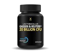 HUMANX Lactobacillus Gasseri & Reuteri+ 20 milliards d'UFC Plus Prébiotiques et Punicalagines organiques Suppléments probiotiques Fabriqué aux États-Unis Sans OGM Capsule à libération retardée