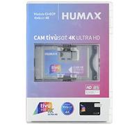 Humax Cam Tivùsat 4K Ultra HD avec interface CI+ECP Carte incluse Rétrocompatible avec les appareils CI