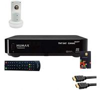 HUMAX Récepteur TV Satellite HD + Carte TNTSAT V6 + Câble HDMI + LNB Single