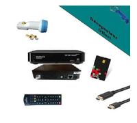 HUMAX Récepteur TV satellite HD + Carte TNTSAT V6 + Câble HDMI + LNB Single HD ME