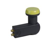 Humax - Tête LNB 122 or, monobloc simple, universelle pour récepteurs satellite analogiques et numérique, 40 mm